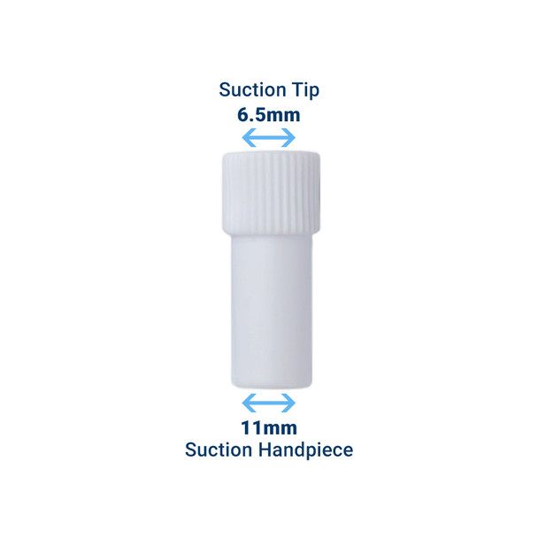 Sugespidsadapter, fra 6,5 til 11 mm